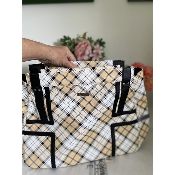 Miche Prima Big Bag Shell Only Robin Plaid Print Faux Leather Retired New in Bag - Picture 3 of 11
